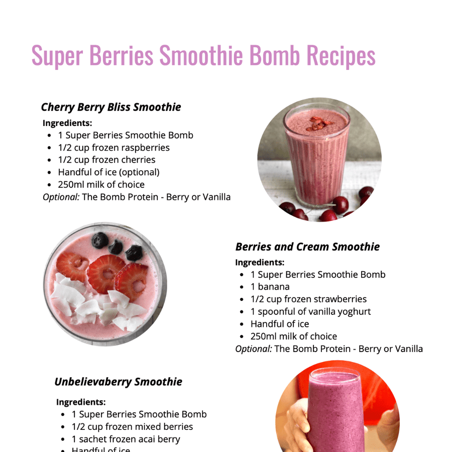 Smoothie Recipe eBook (100+ Recipes) – The Smoothie Bombs