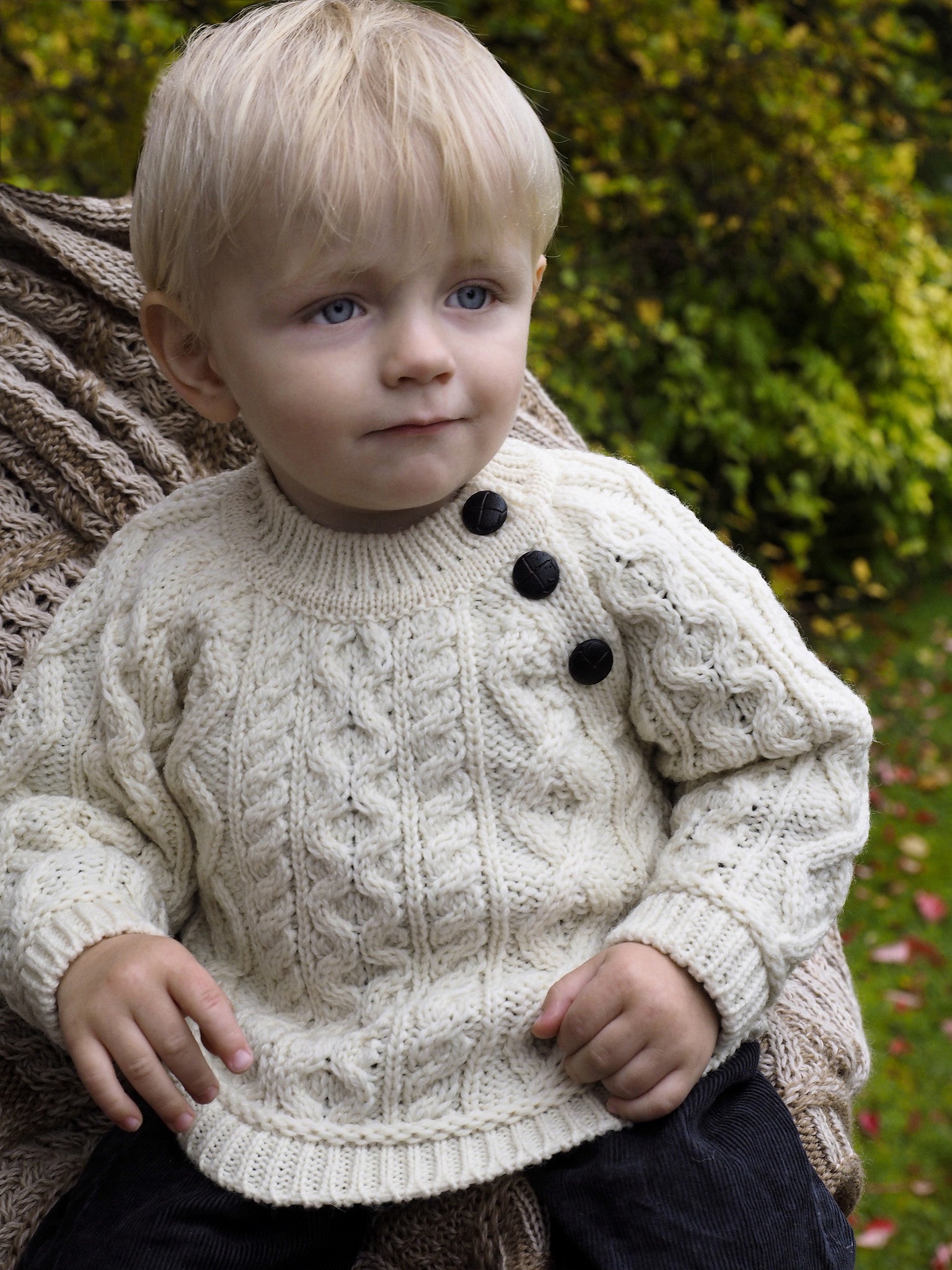 baby fisherman sweater