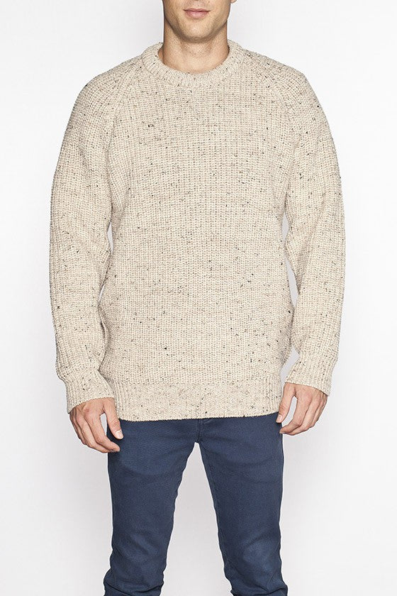 Ribbed Irish Fishermans Sweater - Aran Sweaters Direct