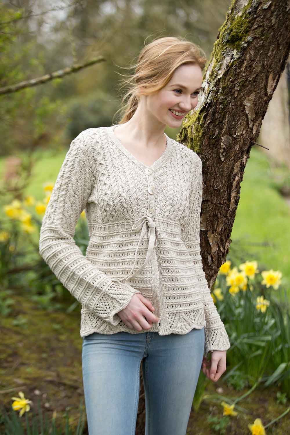 Aran Wool Cardigan - Aran Sweaters Direct