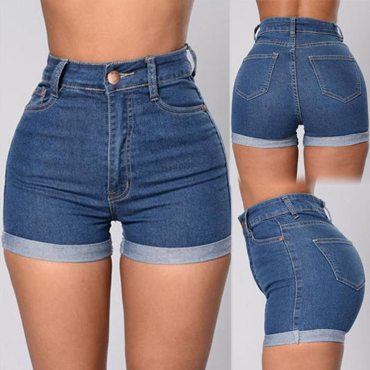 Sexy Slim Korean Fashion Jean Shorts - Blue / L - Bottoms - Shirts & Tops - 7 - 2024