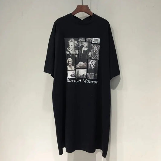 Summer Casual Printed Tunic T-Shirt - Black / M - T-Shirts - Shirts & Tops - 4 - 2024