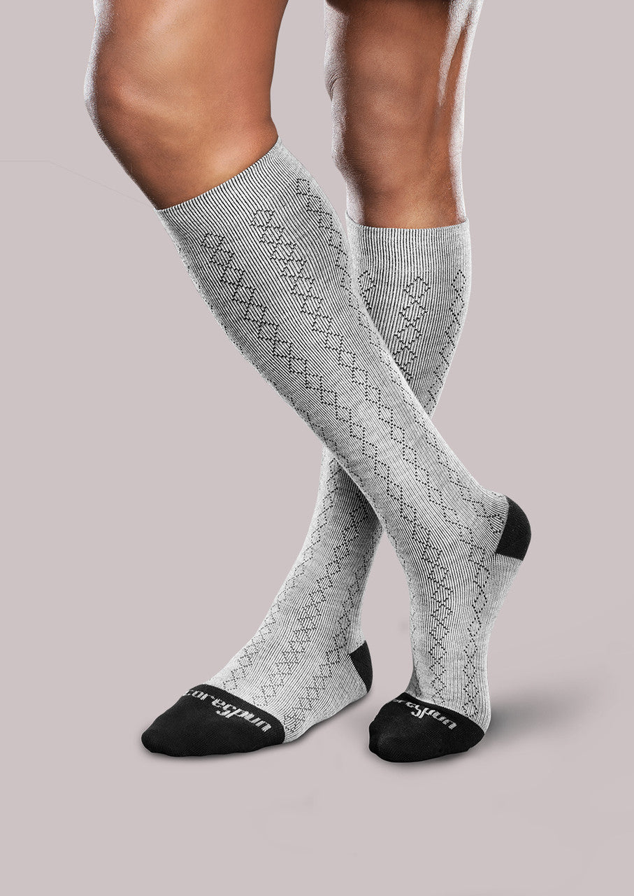 Core-Spun Gradient Compression Socks