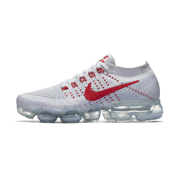 vapormax pure platinum university red