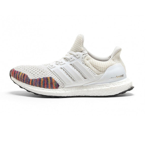 adidas ultra boost white and multicolor