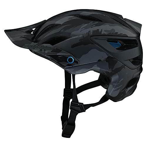 Troy Lee Designs A3 Adult Mountain Bike Helmet MIPS  Brushed Camo Blue