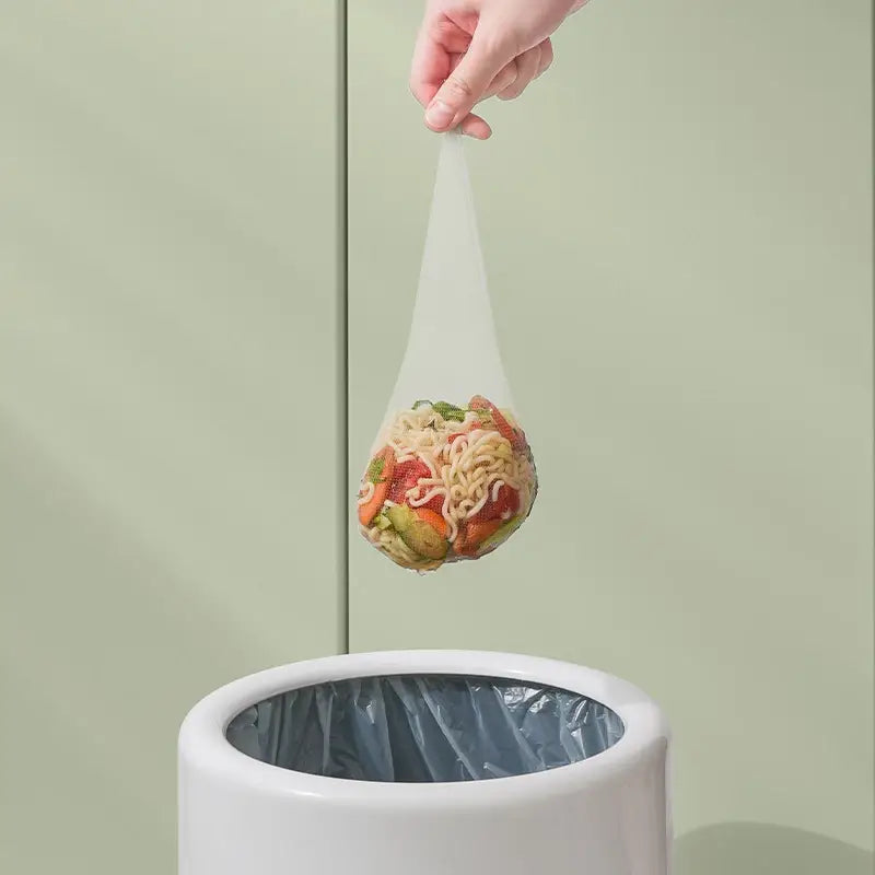 Kitchen Sink Filter Net Triangular Leftovers Strainer Mesh Anti-Clogging Disposable Residue Separation Hanging Bag