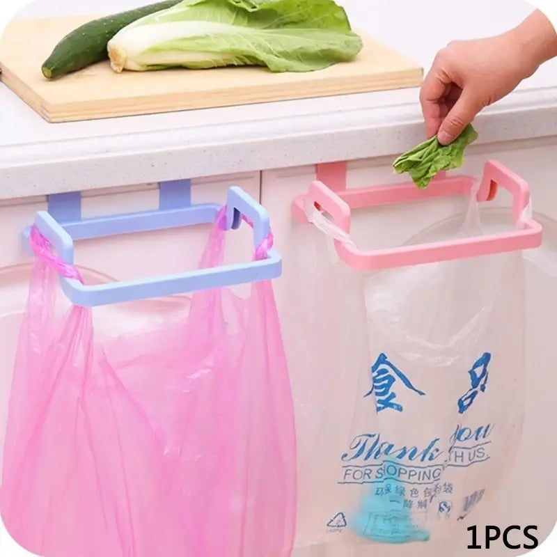 Pcs Hanging Trash Bag Rack Garbage Bag Rack Rubbish Bag Storage Rack Holder Portable Cabinet Trash Rack Kitchen Gadgets