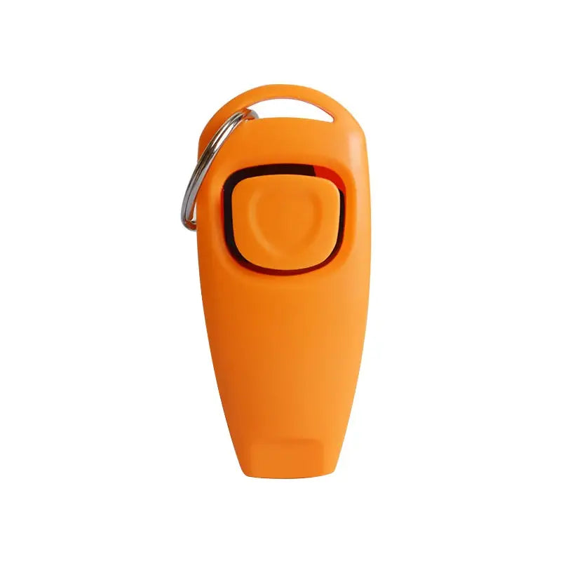 Pet Cat Dog Training Clicker Plastic New Dog Click Trainer Portable Auxiliary Adjustable Wristband Sound Key Chain Dog
