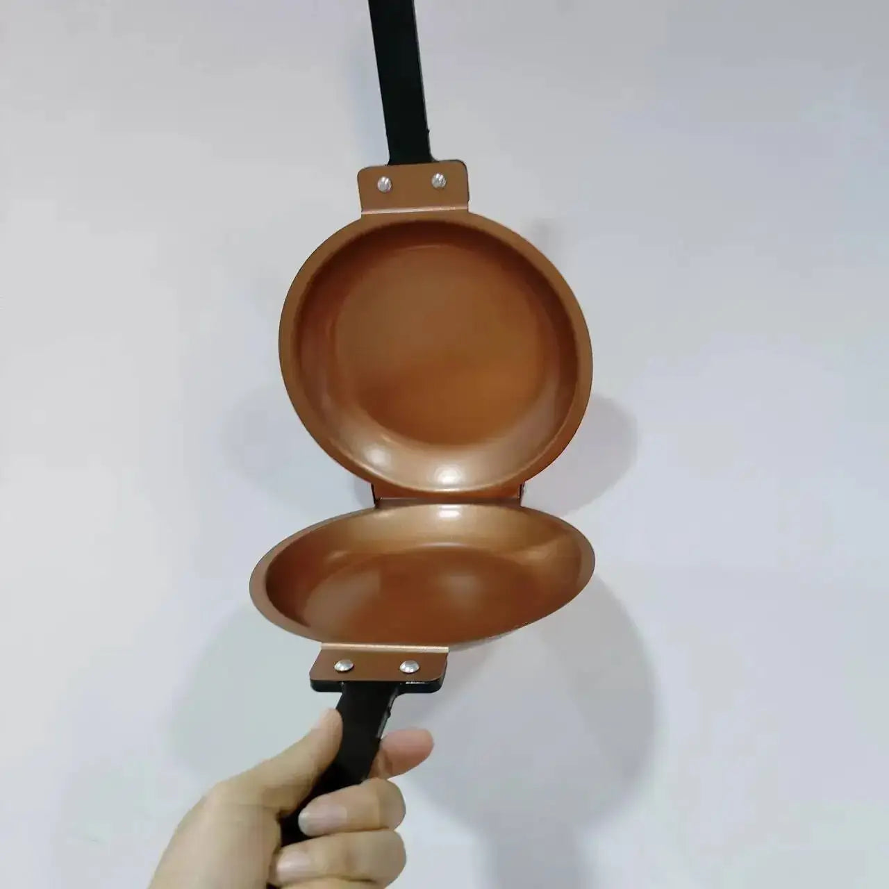 Double Sided Frying Pan Nonstick Toxin Free Stir Fry Pot Ceramic Coating Pancake Cake Fried Egg Pan Kitchen Cookware