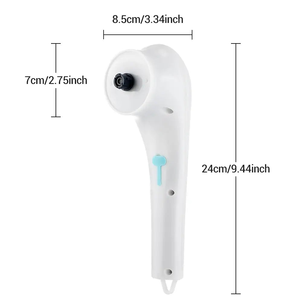 Electric Spin Cleaning Brush with 5 Replace Heads Cordless Portable Scrub Brush Handheld Scrubber Suitable for Bathroom