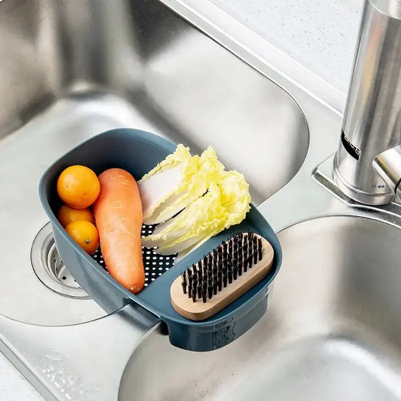 Vegetables Drain Basket Faucet Filter Basket Useful Pp Material Sink Strainer Cartoon Cat Fruits and Kitchen Tools