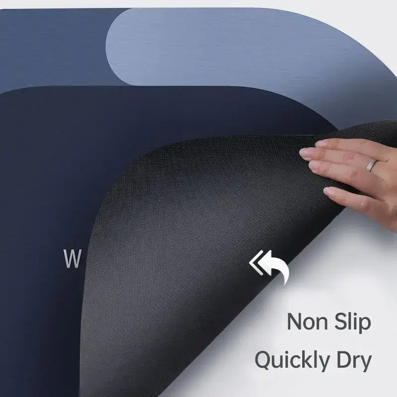 Super Absorbent Shower Bath Mat Bathroom Anti-Slip Carpet Rug Simple Kitchen Entrance Soft Door Bathtub Side Bath Mat