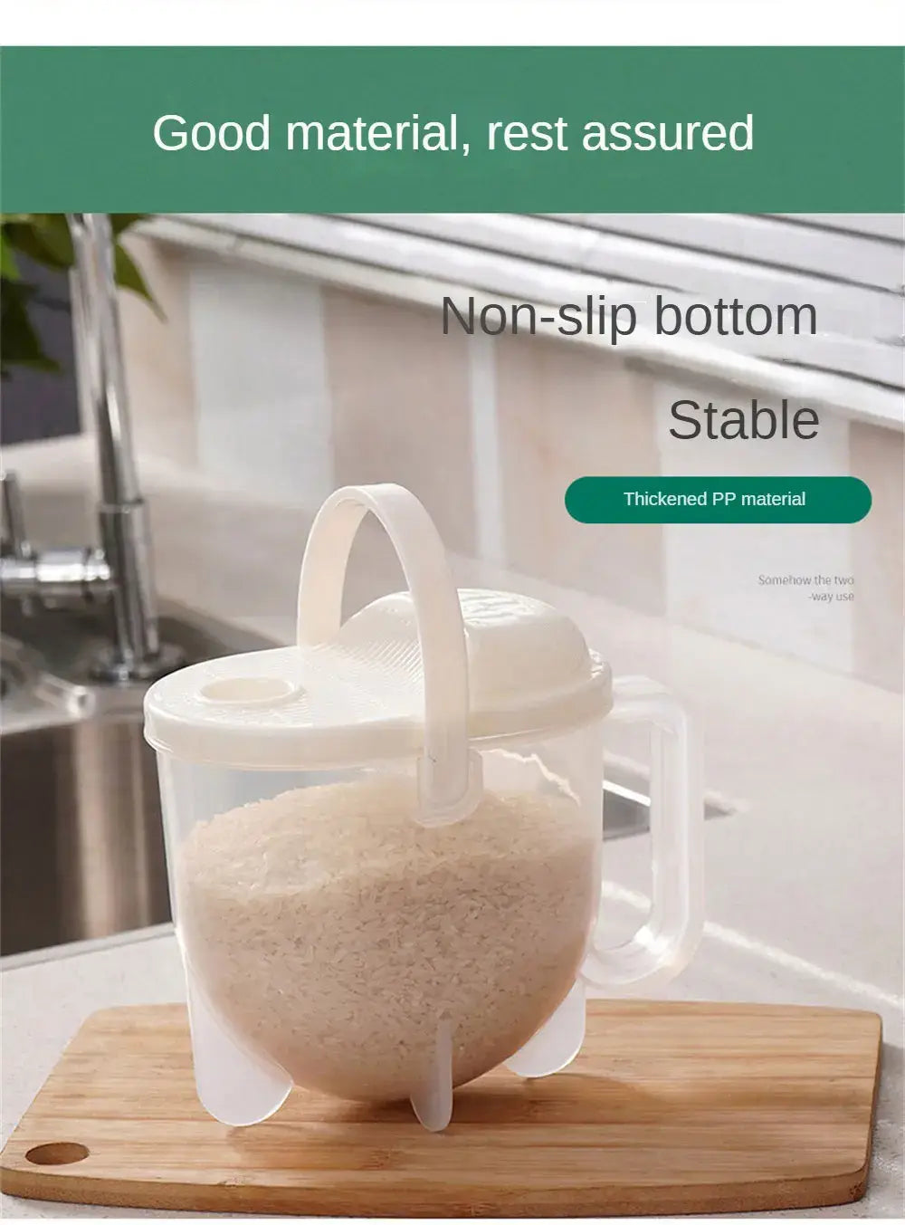 New Quick Automatic Rice Washer Beans Cleaning Strainer Cereals Washing Filter Rice Sieve Colander Basket Kitchen