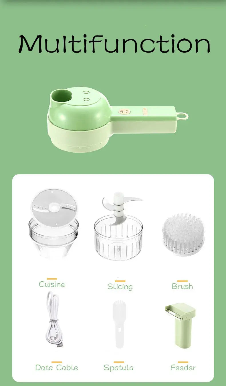 Wireless Electric Vegetable & Garlic Cutter