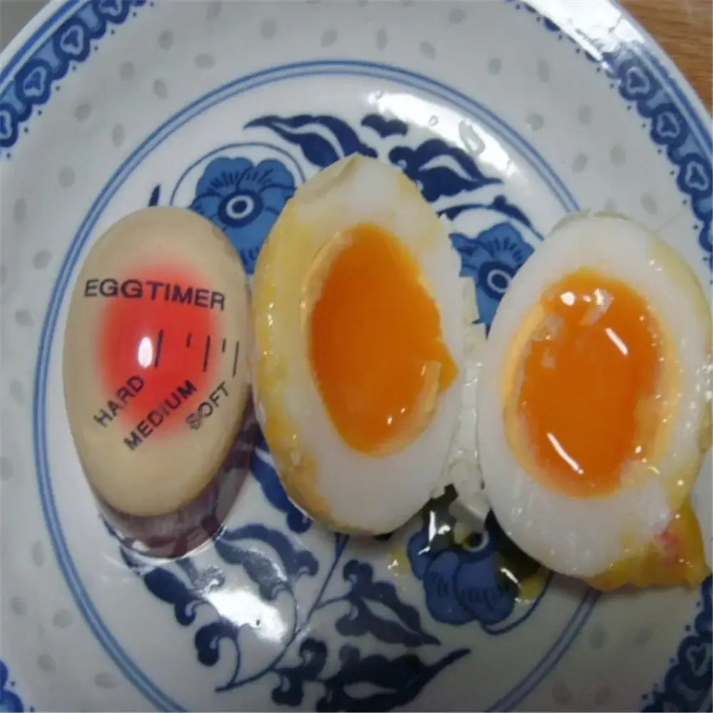 Egg Timer Kitchen Electronics Gadgets Color Eggs Cooking Changing Yummy Soft Hard Boiled Eco-Friendly Resin Red Timer