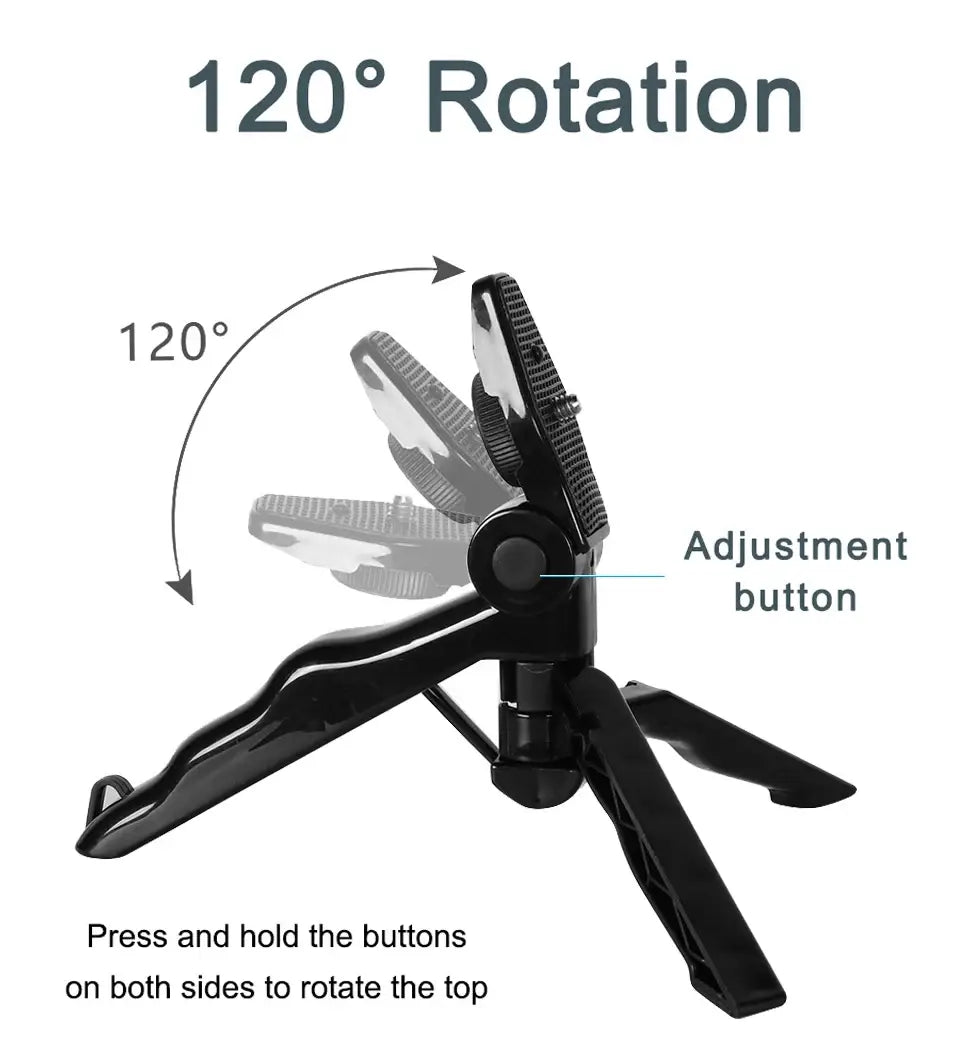 Phone Holder Photography Lighting Smartphone Video Kit Microphone LED Selfie Tripod Recording Handle Portable