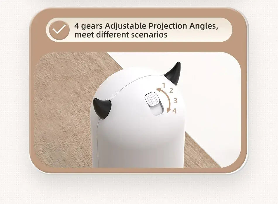 ROJECO Automatic Cat Toys Interactive Smart Teasing Pet LED Laser Indoor Cat Toy Accessories Handheld Electronic Cat
