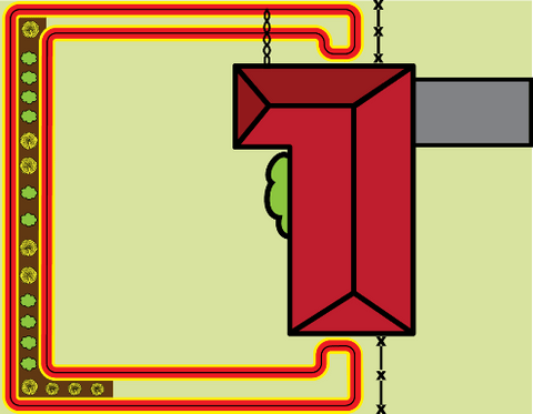 Double Loop Dog Fence Layout