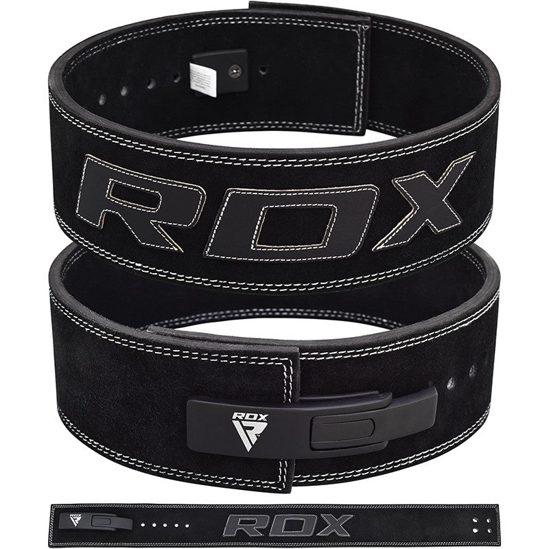 RDX Cinturón PowerLifting en Cuero de 10 mm