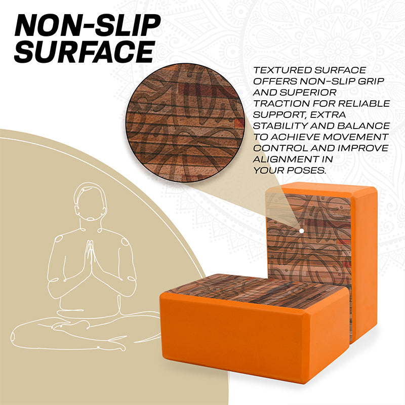 SK Depot EVA Foam Yoga Block High Density Soft Non-Slip Surface