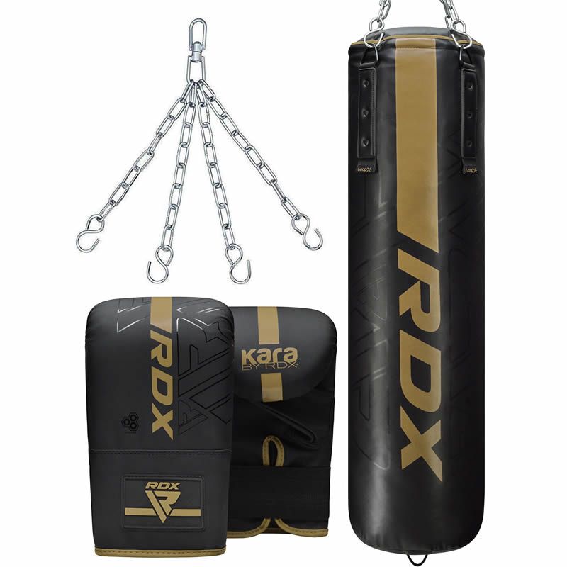 Angle bag Black/Red Sets with bracket or hook angled boxing bag heavy  filled bag - Maxx Pro Boxing