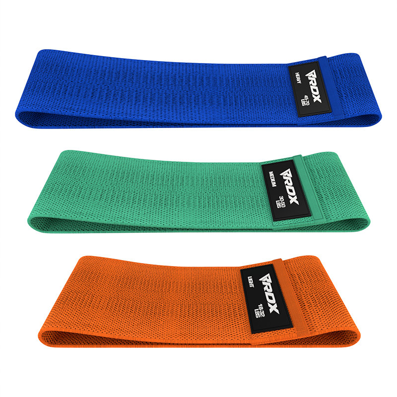 OMERIL Resistance Bands Set, 3 Packs Fabric Workout Bands with 3