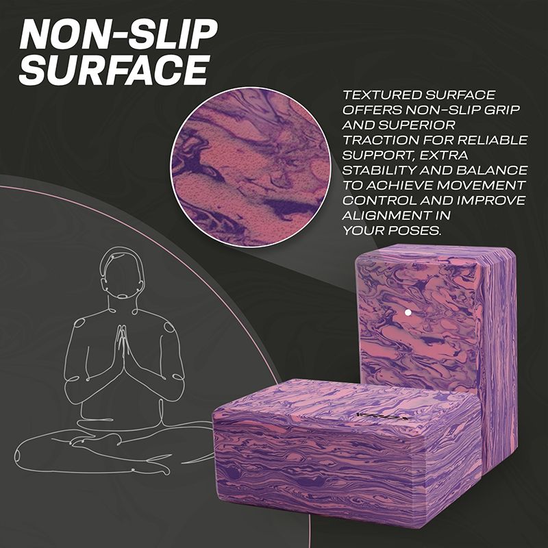 RDX PG EVA Foam High Density Non-Slips Yoga Block – RDX Sports