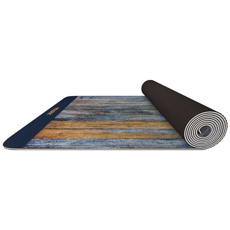 RDX D4 Iris 6mm PVC Yoga Mat Rustic Wood – RDX Sports