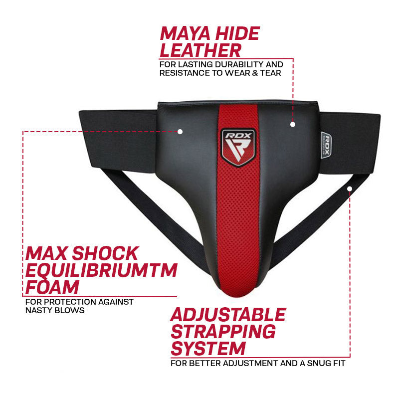 RDX Groin Protector for Boxing, Muay Thai, Kickboxing and MMA Fighting,  Maya Hide Leather Abdo Gear for Martial Arts Training, Men Jockstrap  Abdominal Protector for Sparring, Taekwondo and Grappling - Yahoo Shopping