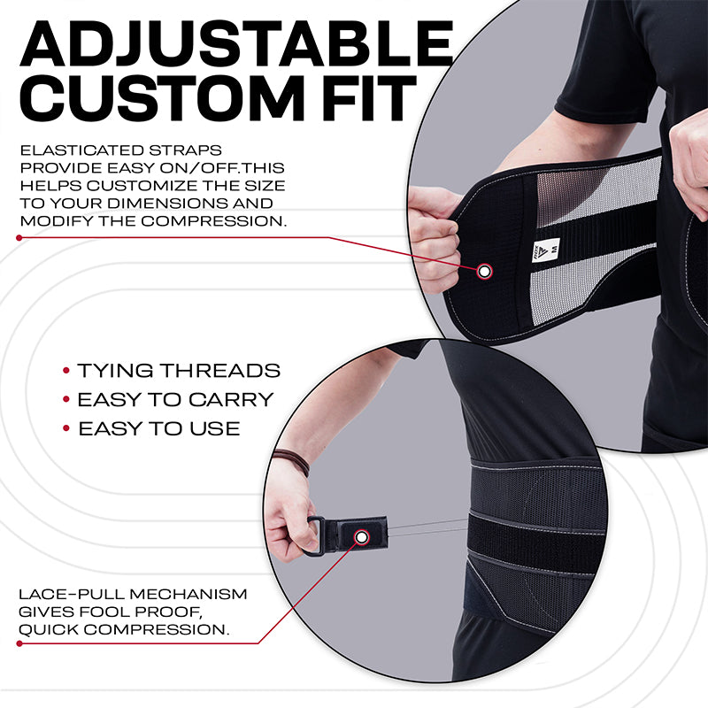 Sports Adjustable Waist Support Belt Back Brace Lightweight