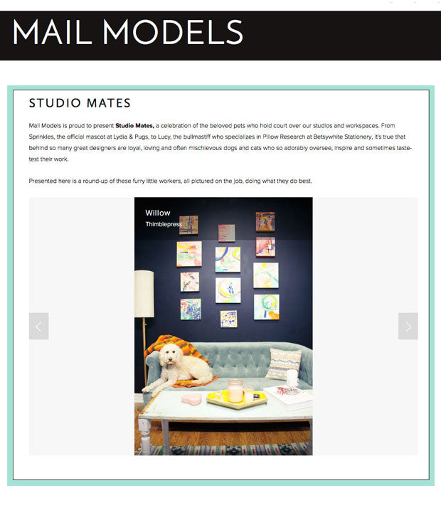 Mail Models Studio Mates Feature | 2014