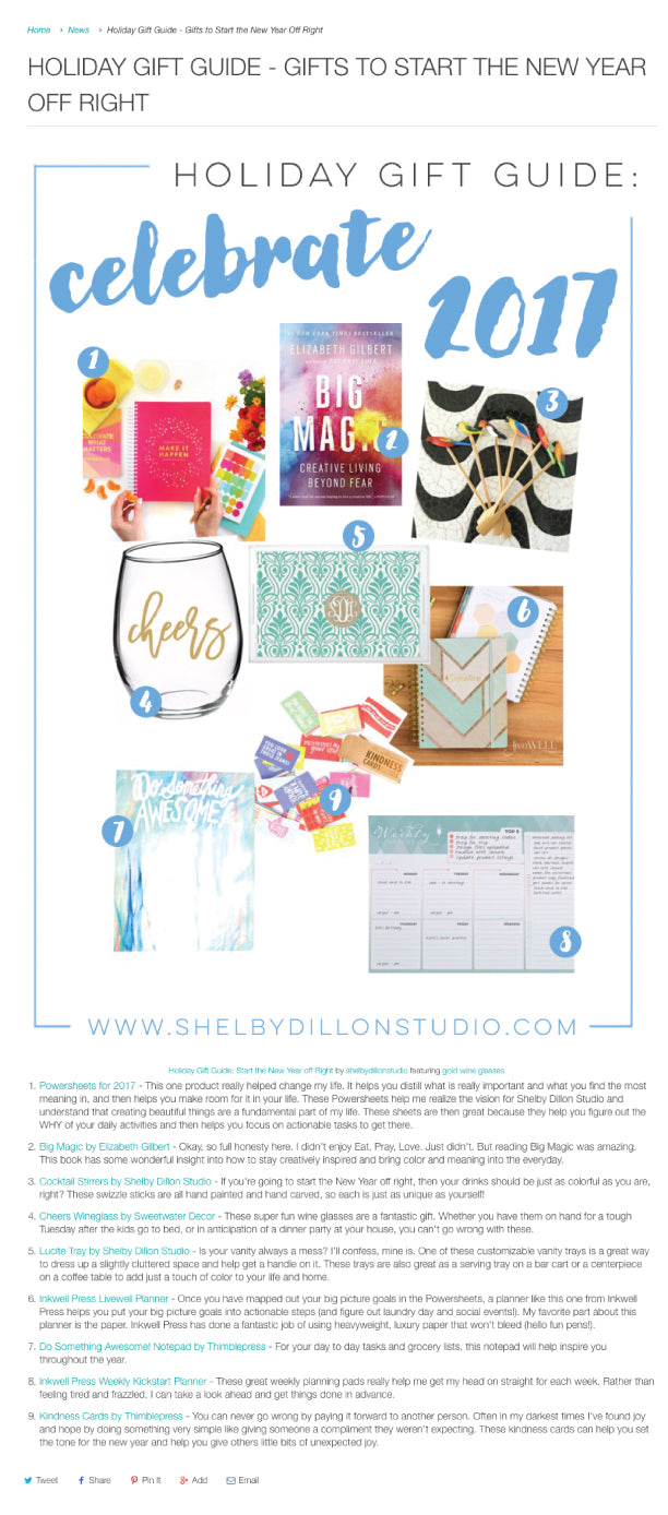 Shelby Dillion Studio | December 2016