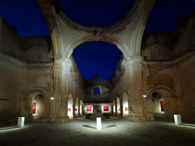 Renaciendo public art exhibition re-opening the last Convento De Los Carmelitas still standing in Spain