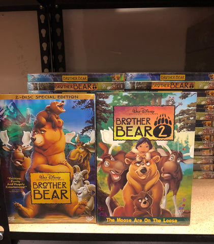 Brother Bear DVD Movies 1&2 Includes Both Movies
