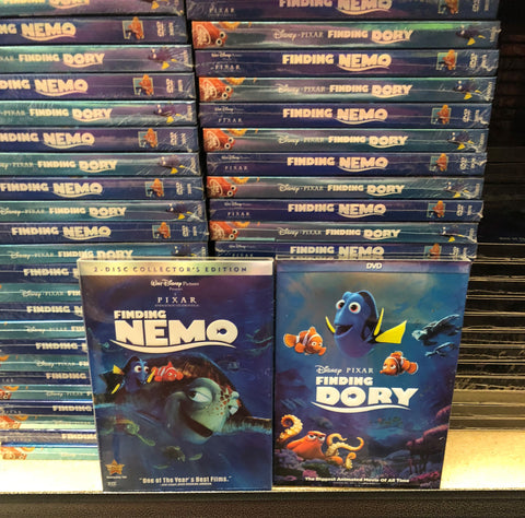 Finding Nemo & Finding Dory DVD Series 2 Movie Set