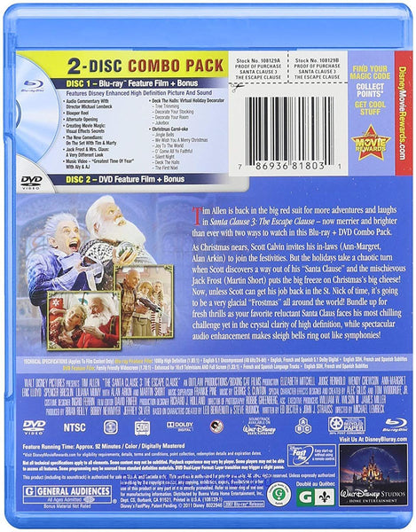 Santa Clause 3: The Escape Clause on Blu-Ray/DVD – Blaze DVDs