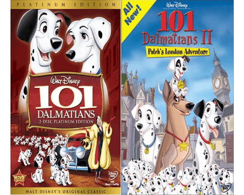 Walt Disney's 101 Dalmatians 1&2 DVD Set 2 Movie Collection – Blaze DVDs