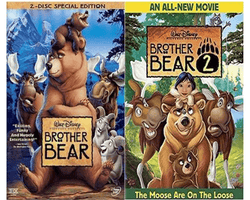 brother bear and pocahontas dvd