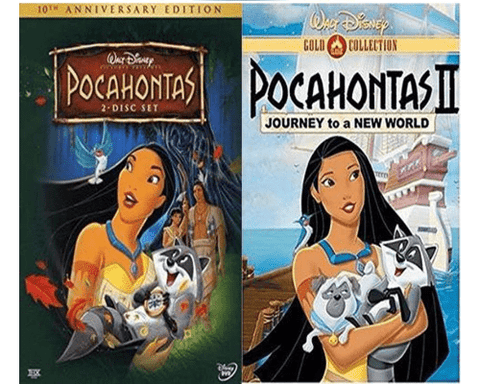 Walt Disney S Pocahontas 1 2 Dvd Set 2 Movie Collection Blaze Dvds