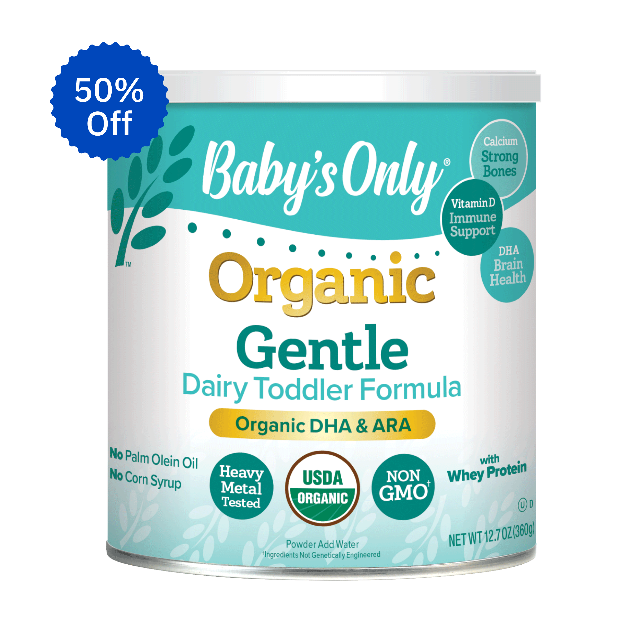 Organic Gentle DHA/ARA Toddler Formula - Babys Only product image