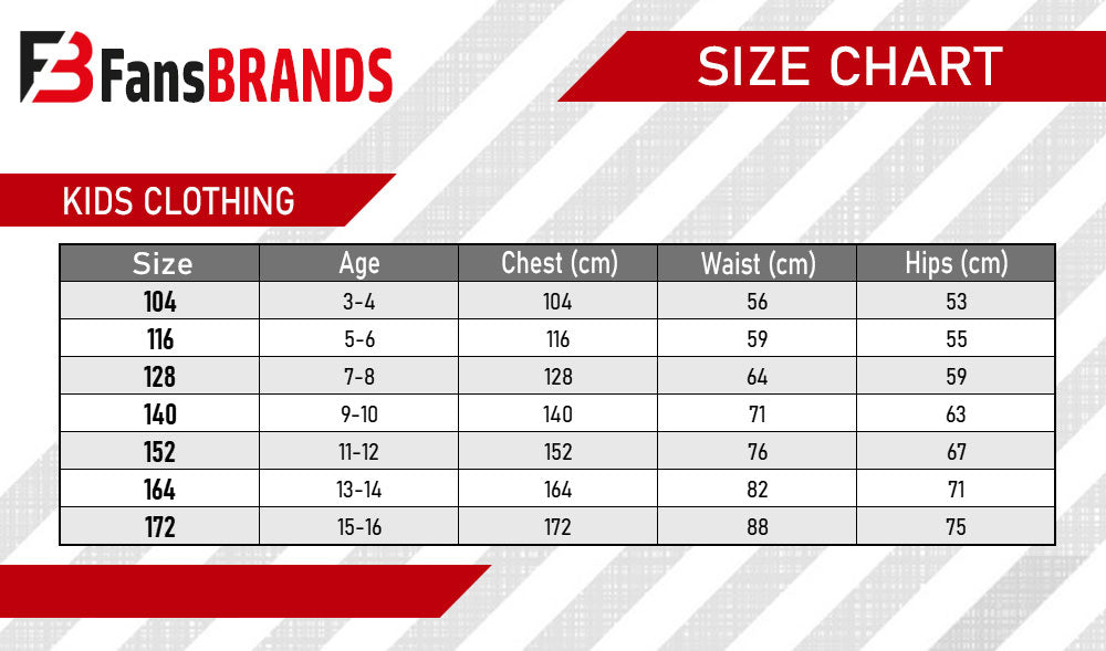 Kids dress size chart - FansBRANDS