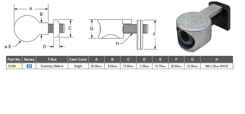 Standard Anchor Fastener 30 Series