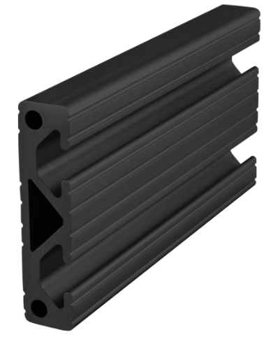 EX-3030-BLACK – 3.0″ x 3.0″ BLACK Smooth T-Slotted Aluminum Extrusion