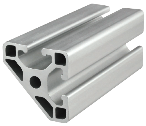 Aluminum T-slot 40x40 profile 5-hole T-join flat connect 120x120x6mm plate  2-pcs