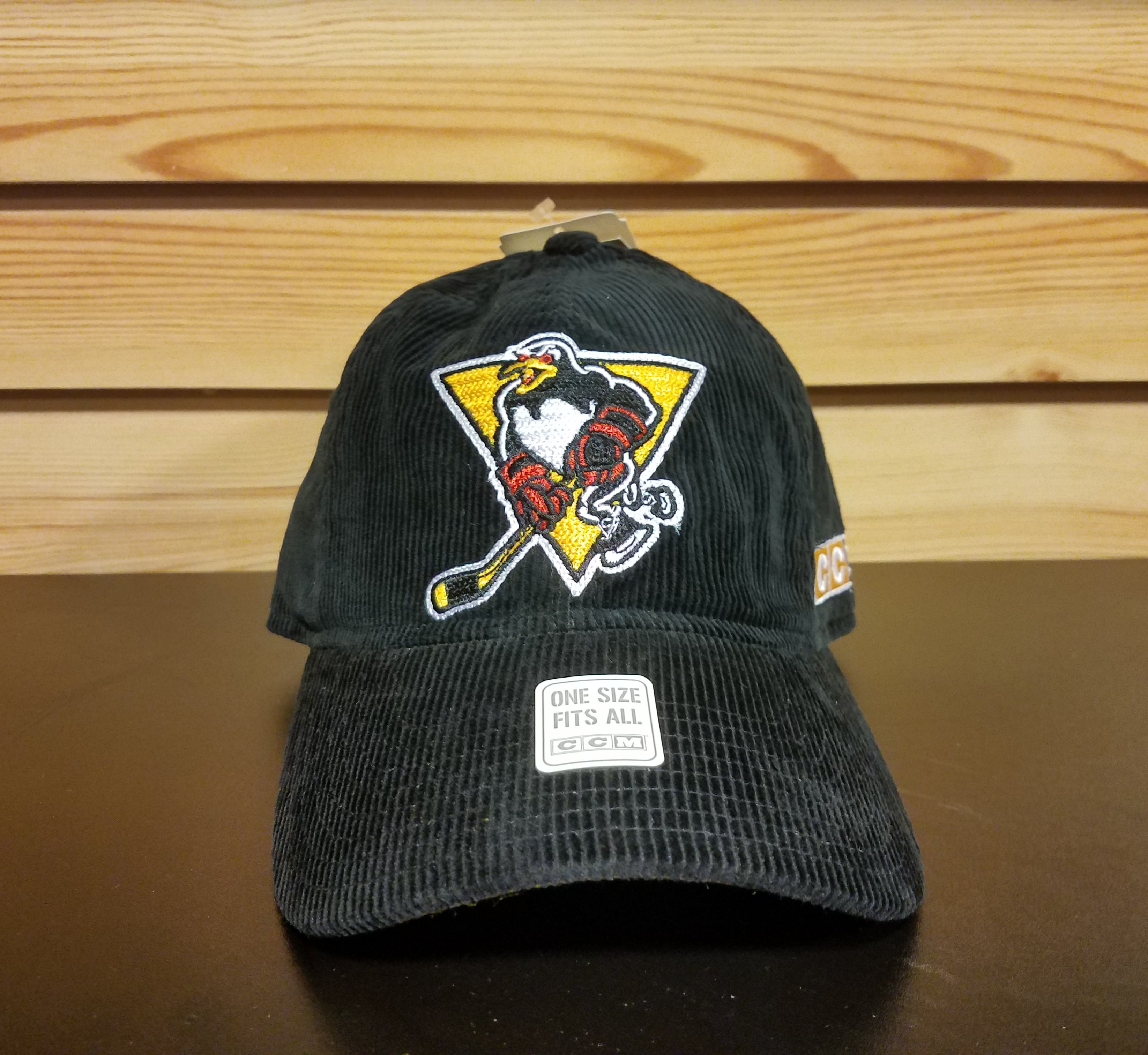  Wilkes Barre CCM Black Adj Hat 