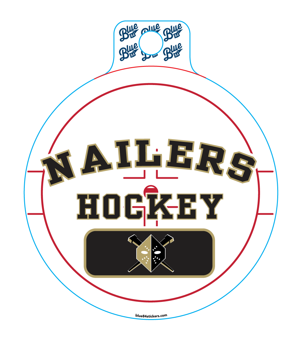  Wheeling Nailers Face Off Sticker 