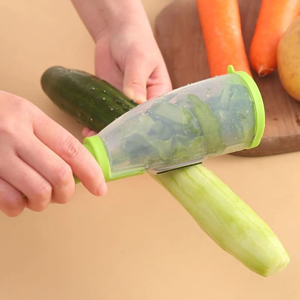 Vegetable Peeler With Storage | 2 in 1