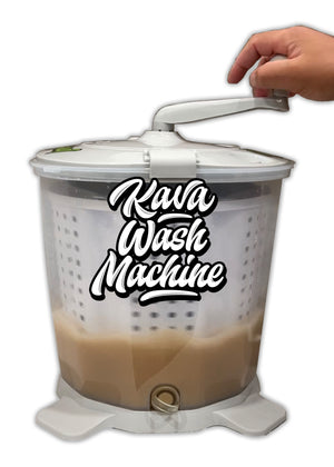 Kava wash extraction machine with kava zipper bag and kava pro straine –  Kavafied