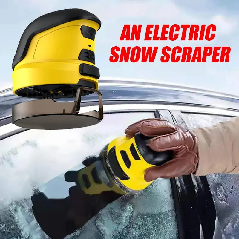 FrostBuster Cordless Electric Snow Scraper - Durable, Portable Deicer for Auto Windows